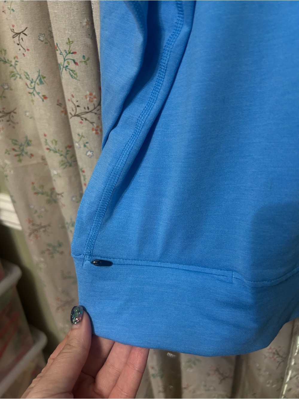 2/$28 REI Co-op Blue Quarter Zip Pullover Mock Neck XL - Picture 4 of 6